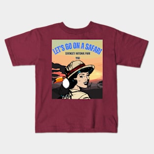 Let’s go on a safari Kids T-Shirt